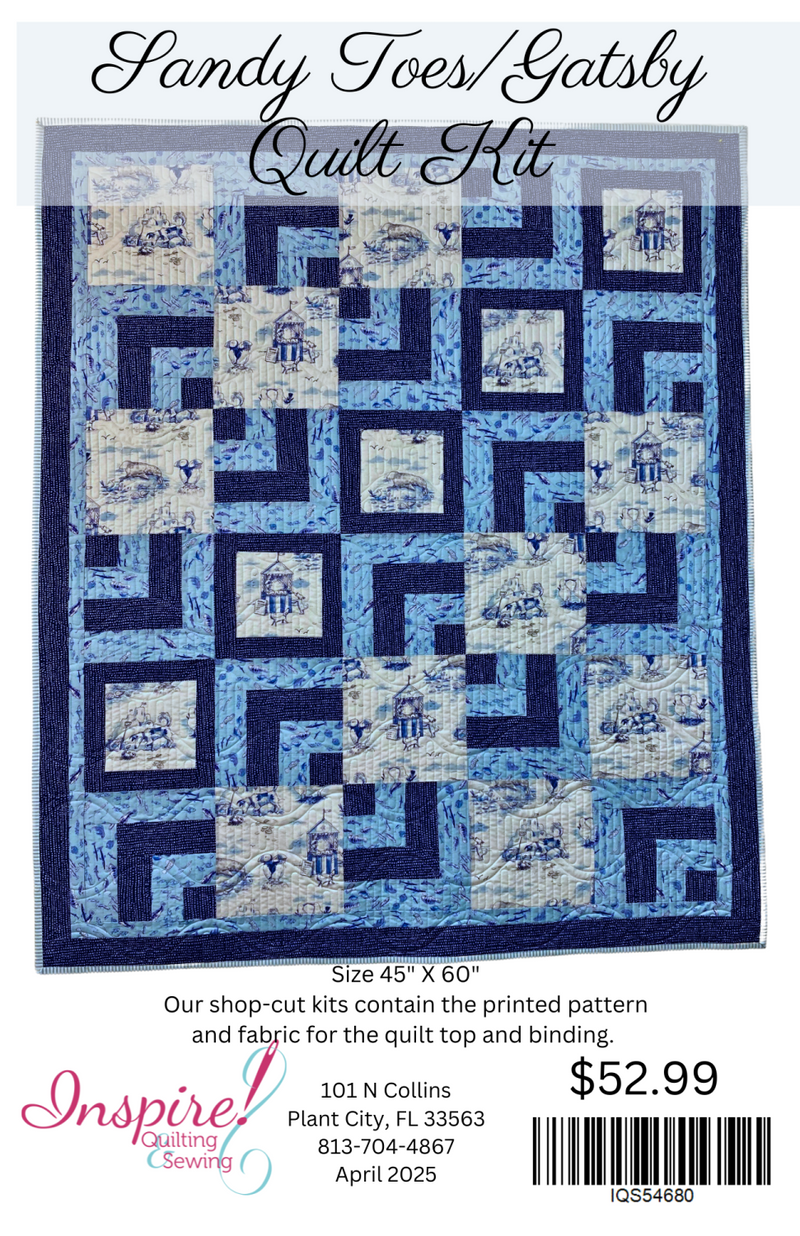 Sandy Toes/Gatsby Quilt Kit