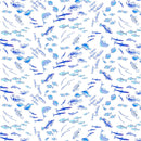 Sandy Toes, Chevron Fish, White