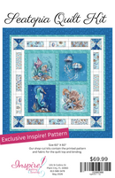 Seatopia Panel Quilt Kit 60" X 60"