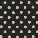 Sevenberry Canvas Natural, Dots, Black