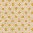 Sevenberry Canvas Natural, Dots, Yellow