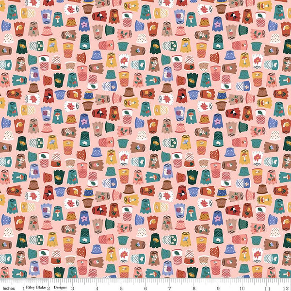 Sew A Story, Thimbelina, Thimble Collection, Apricot