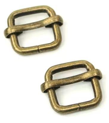 Slider Buckle 1/2" Antique