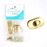 Small Turn Lock - Gold Finish # EBLC-301GO