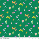 Splendid by Riley Blake, Butterflies on Green