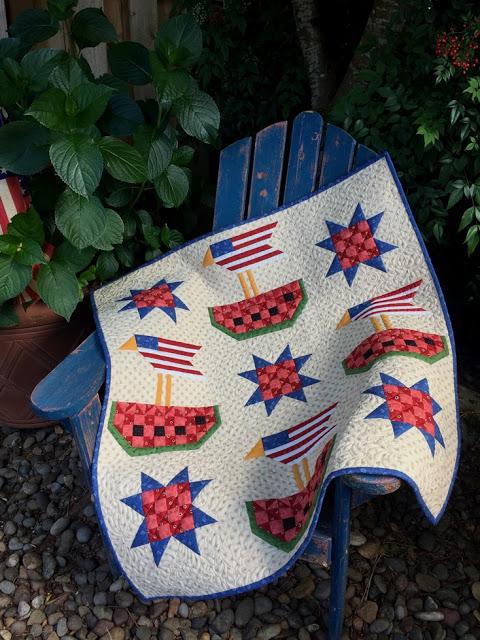 Star Spangled Picnic Quilt Pattern