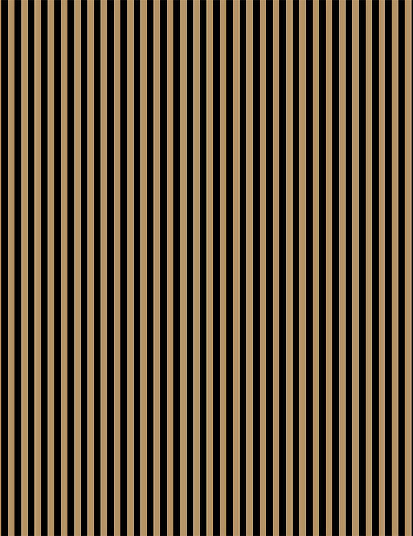 Stripe, Black & Tan