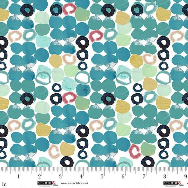 Studio E, Circular Stripe, Teal