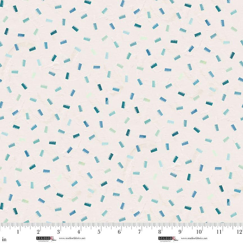 Studio E, Color Me Abstract, Tiny Triangles, Cream