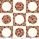 Studio E, Dots and Holes Seasonal, Christmas Panel, Cream