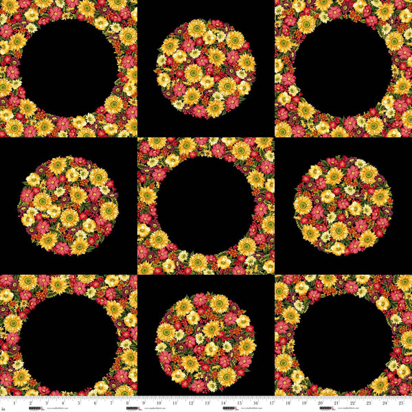 Studio E, Dots and Holes Seasonal, Harvest Panel, Black
