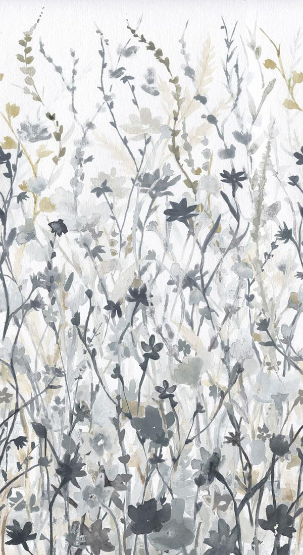 Studio E, Hazy Shade of Winter, Winter Floral, Scenic Running Yardage