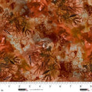 Studio E, Highlander, Tie Dye Leaf Texture, Syrup Brown