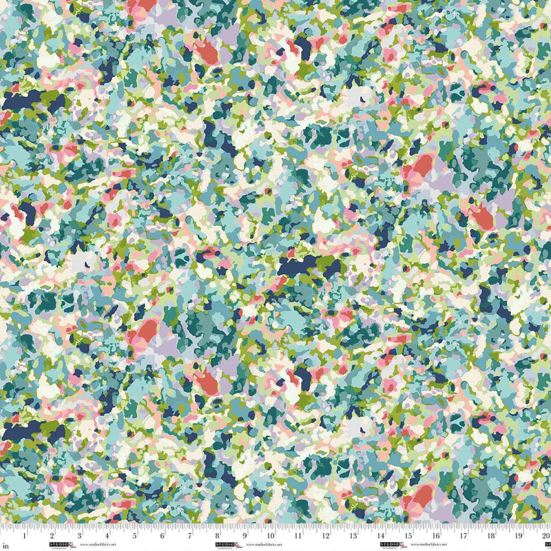 Studio E, Neighborhood Association, Abstract, Teal