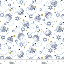 Studio E, The Gift of Life, Menorahs Allover, White