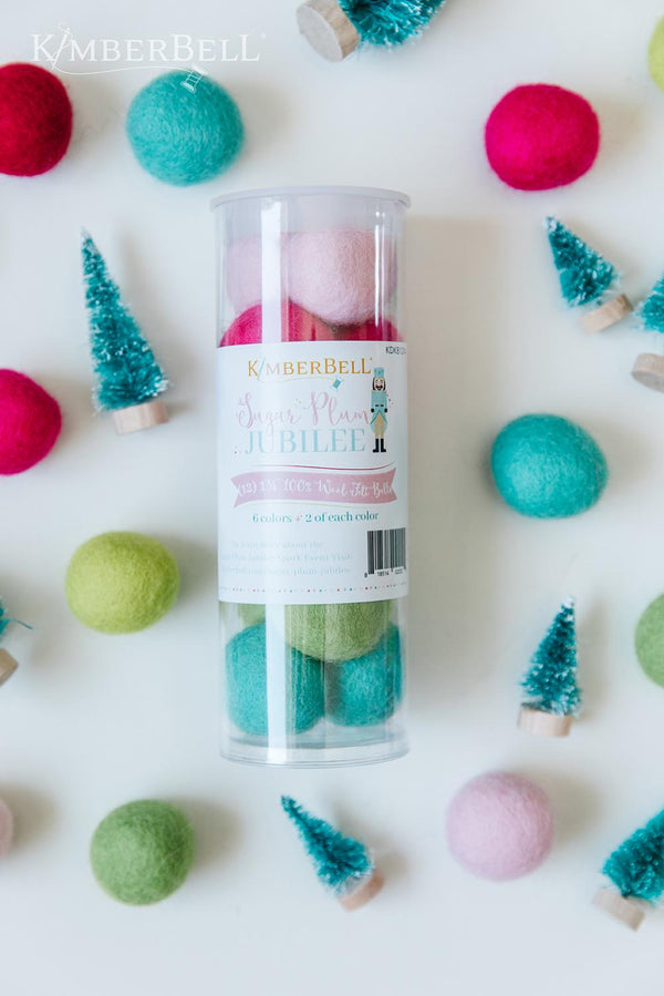 Sugar Plum Jubilee Wool Felt Balls- Bright