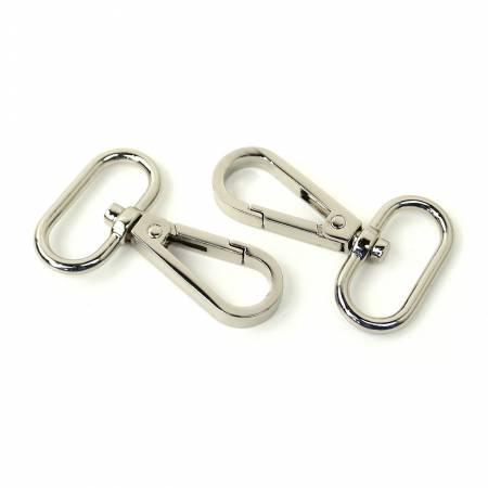 Swivel Hook Set 2 Nickel