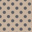 Tilda Chambray Dots, Charcoal on Ecru
