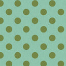 Tilda Chambray Dots, Teal-Green