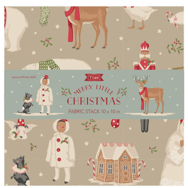 Tilda, Merry Little Christmas, 10in Sq Set