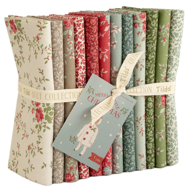 Tilda, Merry Little Christmas, 12 pc FQ Bundle, Eve/Noel