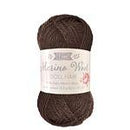 Tilda, Yarn for Doll Hair, Dark Brown