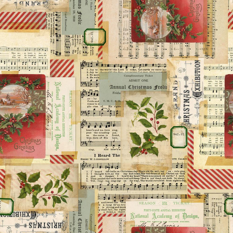 Tim Holtz, Holidays Past, Holiday Collage