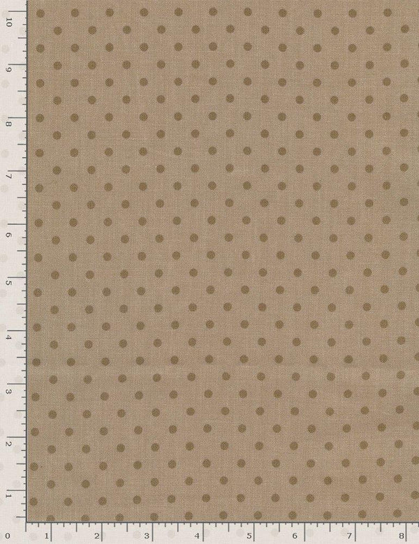 Timeless Treasures - Khaki  DOT-C1820