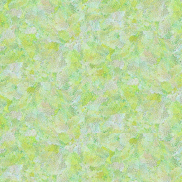 Timeless Treasures, Dragonfly Mist, Bubble Texture, Green