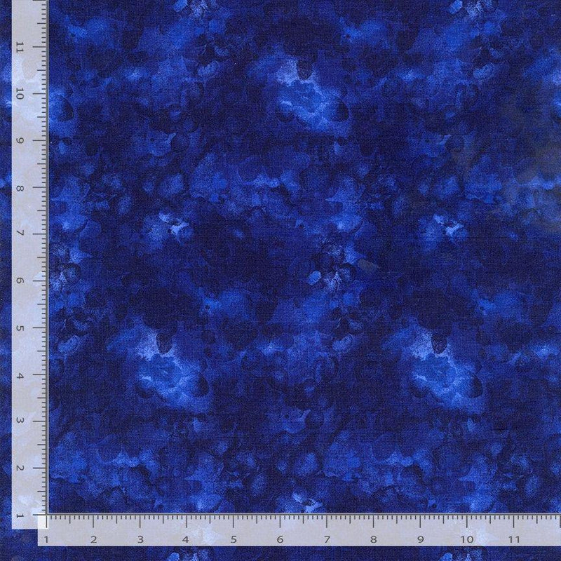 Timeless Treasures, Dragonfly Mist, Solidish, Indigo