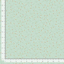 Timeless Treasures, Honey Bear, Tiny Flying Bees on Green