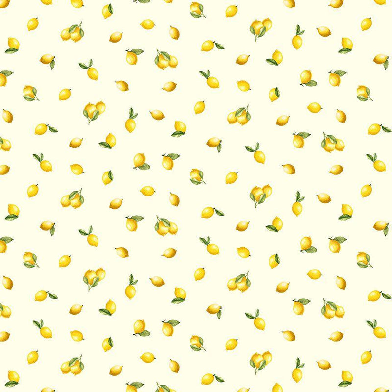 Timeless Treasures, Limoncello, Mini Lemons on Cream