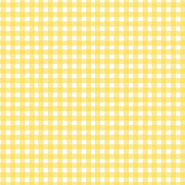 Timeless Treasures, Limoncello, Yellow/White Check