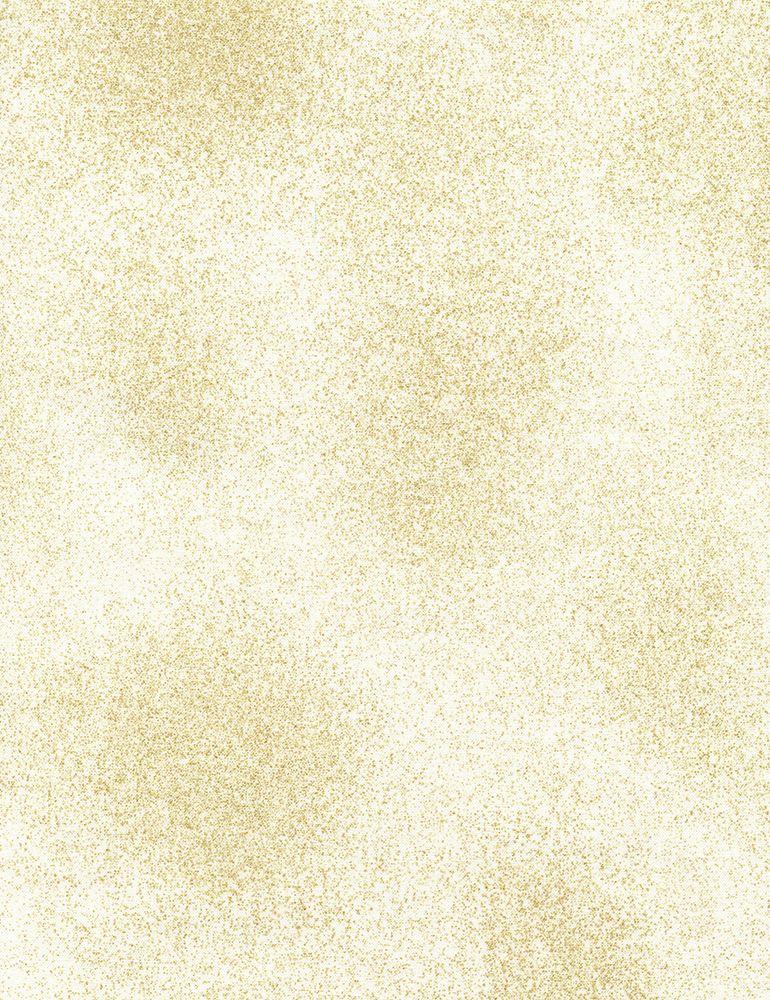 Timeless Treasures, Merry Christmas Metallic, Shimmer, Ivory