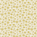 Timeless Treasures, Merry Christmas Metallic, Snowflakes