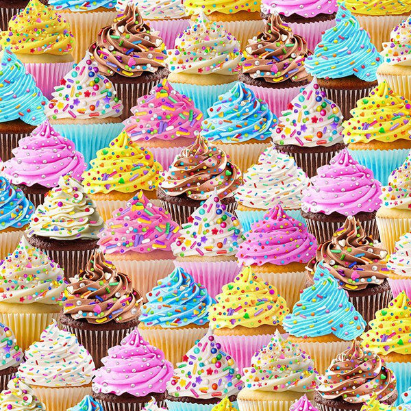 Timeless Treasures, Packed Cupcakes, Multi