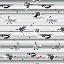 Timeless Treasures, Peekaboo Shade Cats, Gray