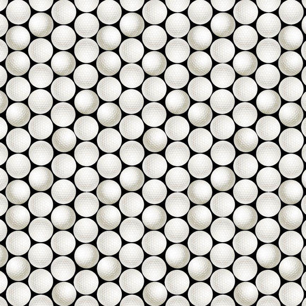 Timeless Treasures, Sports, Golf Balls, Black