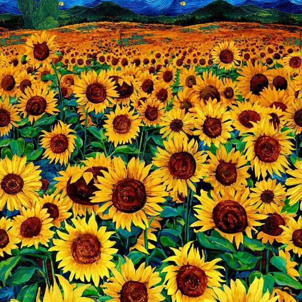 Timeless_Treasures_Sunflower_F