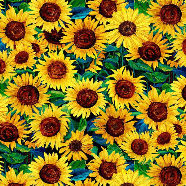 Timeless Treasures, Sunflower Symphony, Sunflowers, Multi