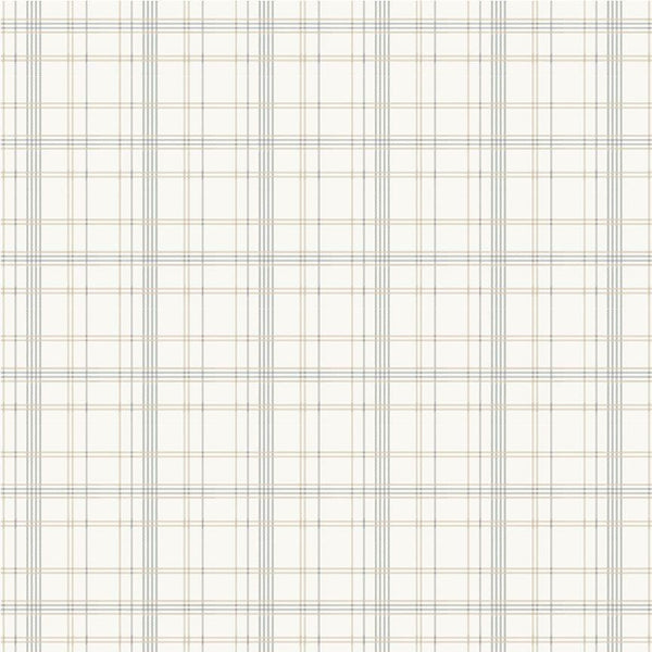 Timeless Treasures, Winter Wonderland, Plaid, Cream