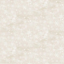 Timeless Treasures, Winter Wonderland, Snowflakes, Natural