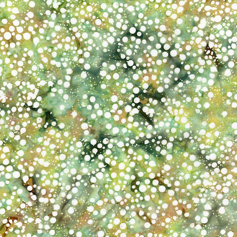 Tonga Batik, Floating Pearls, Clover