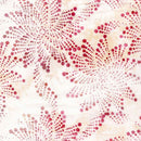 Tonga Batik, Floral Fireworks, Raspberry
