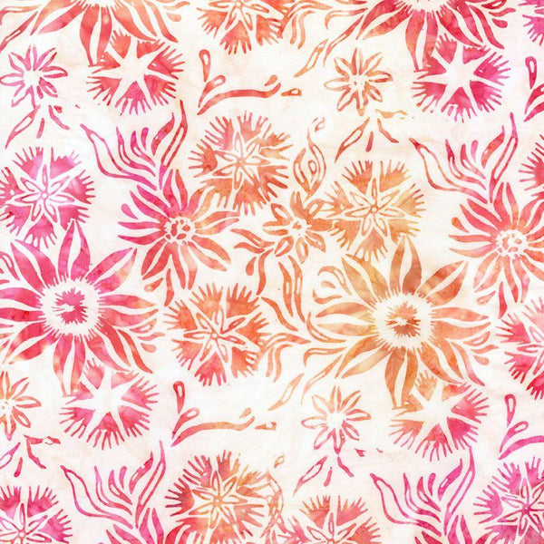 Tonga Batik, Scheming Florals, Rose