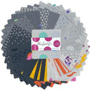 Tula Pink, Graywork Mini Charms-42 pcs