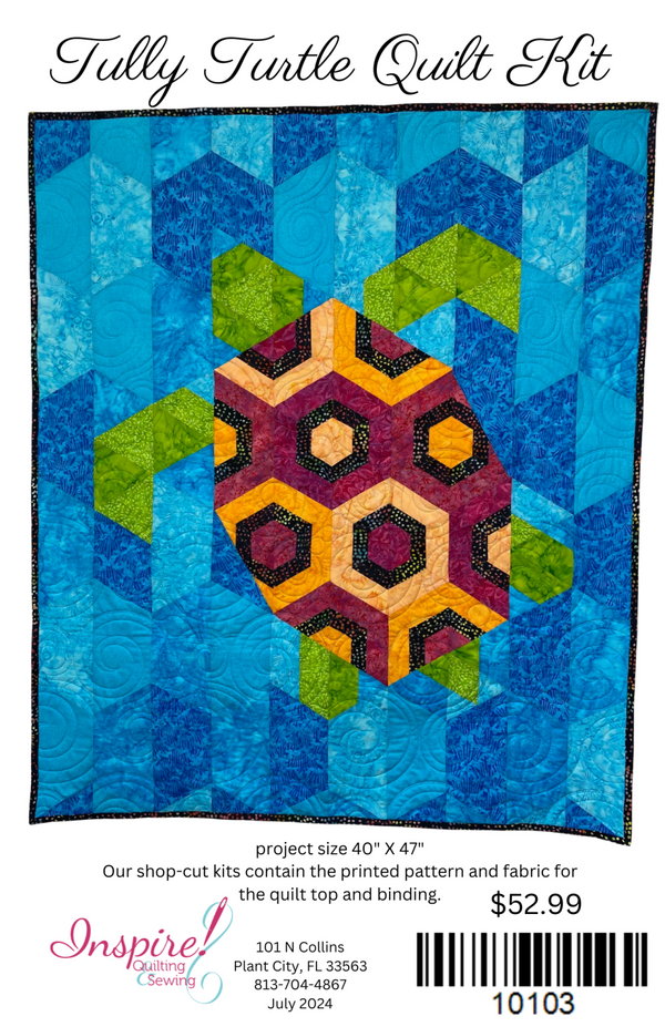 Tully The Turtle Quilt Kit