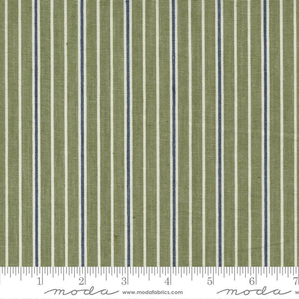 Vista Wovens, Celadon Mini Stripe