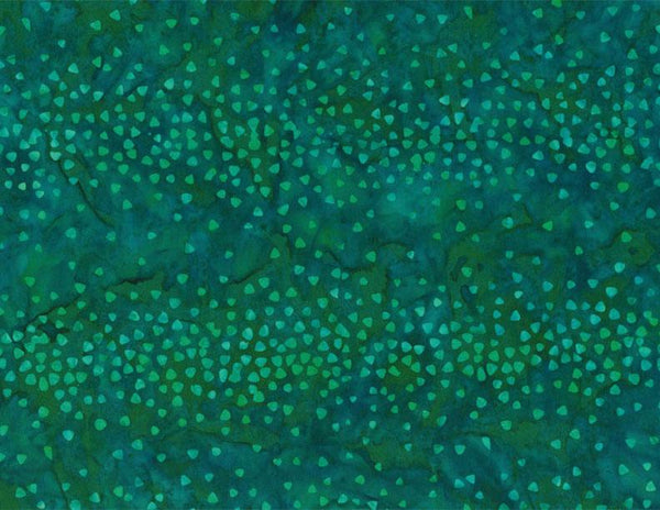 Wilmington Batiks,  Dark Teal Dotty