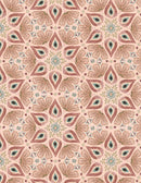 Wilmington Fabrics, Floralscape, Mosaic on Peach